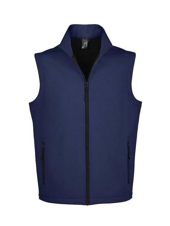 Sol's Race Bw Ανδρικό Γιλέκο Εργασίας Softshell Navy Μπλε