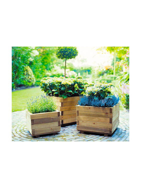Woodware Ghiveci Lemn 40x40x40cm.
