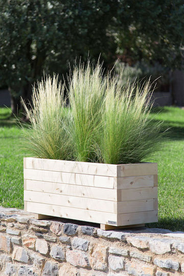 Woodware Blumenkasten Hölzernes Beige 100x50x39cm.