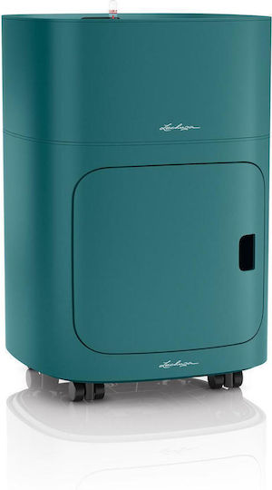 Lechuza Pila Self-watering Pot Plastic Petrol Blue 32.5x32.5x32.5cm.