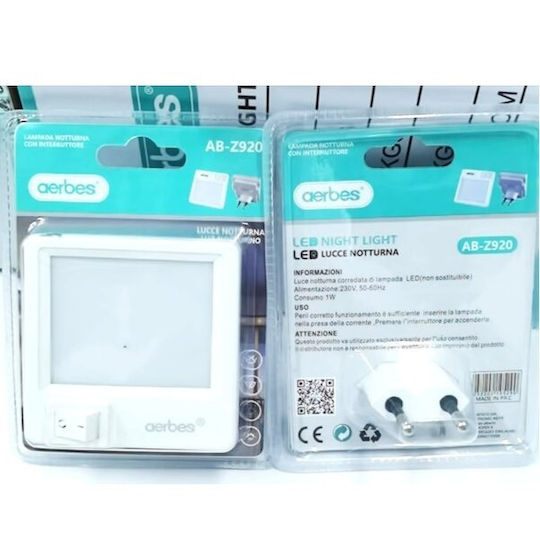 Aerbes Night Light Plug with Photocell 1pcs