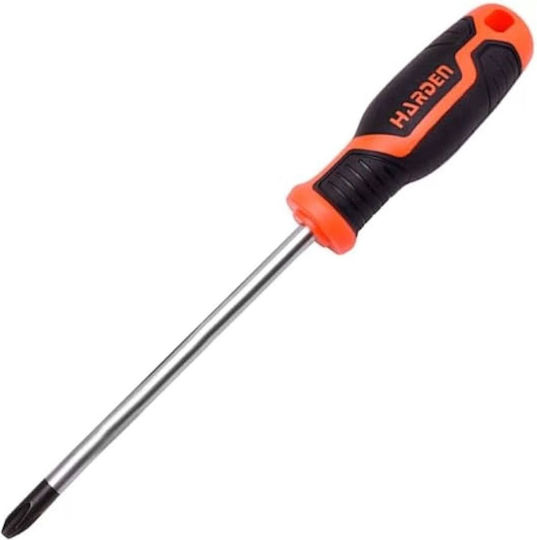 Harden Μαγνητικό Κατσαβίδι Σταυρός Μεγέθους PH2x125mm Soft Grip