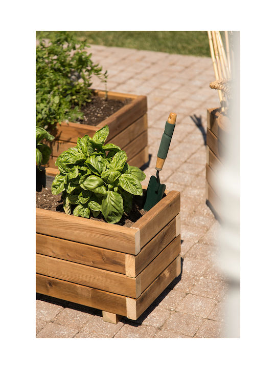 Woodware Planter Box Plastic Brown 80x30x32cm.