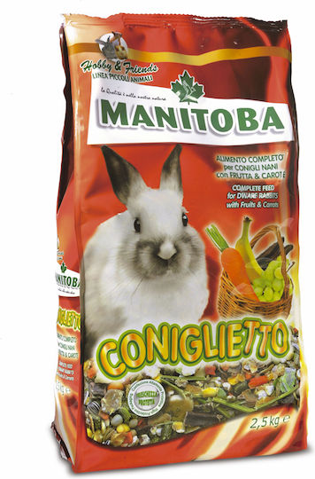 Manitoba Hrană Pentru Iepure Cu Morcov Coniglietto 2.5kg