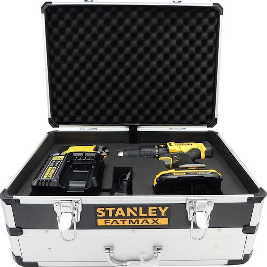 Stanley SFMCD711D2F Ударен Двигател За Бормашина На Батерия Безчетков 18V 2x2Ah