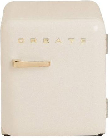 Create Retro Mini Bar 48lt Υ50xΠ44xΒ49εκ. Cream/Gold