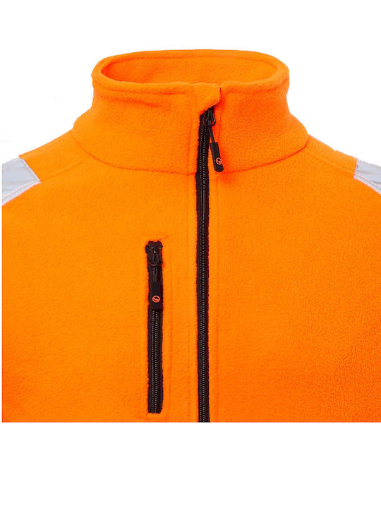 Stenso Prisma Work Fleece Jacket Reflective Orange