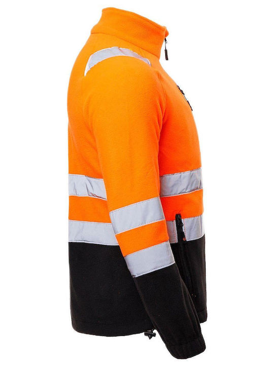 Stenso Prisma Work Fleece Jacket Reflective Orange