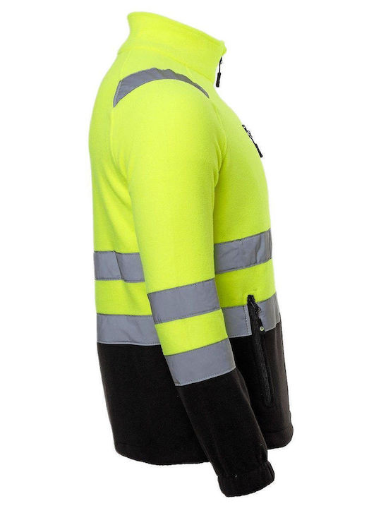 Stenso Prisma Work Fleece Jacket Reflective Yellow