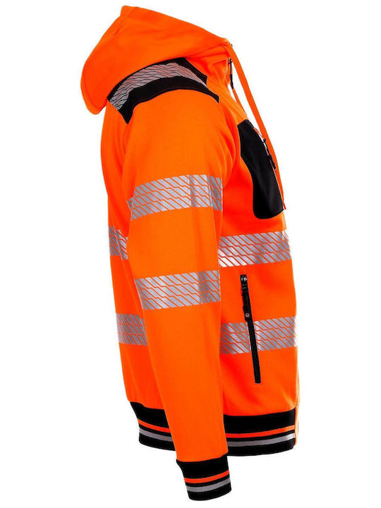Stenso Prisma HV 2.0 Work Jacket Reflective with Hood Orange