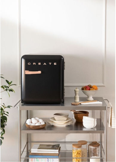 Create Retro Εντοιχιζόμενο Mini Bar 48lt Υ50xΠ44xΒ49εκ. Black/Rose Gold