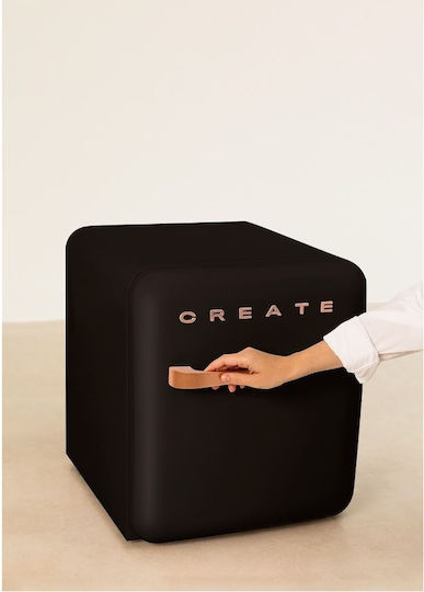 Create Retro Εντοιχιζόμενο Mini Bar 48lt Υ50xΠ44xΒ49εκ. Black/Rose Gold