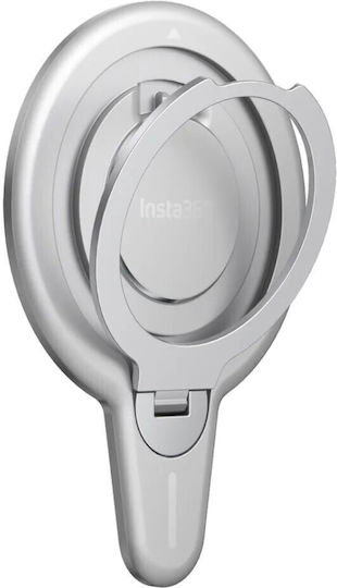 Insta360 Flow 2 Pro Magnetic Phone Mount Desk Stand for Mobile in Silver color