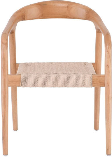 Lexy Dining Room Wooden Chair Natural 56x56x78cm