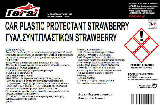 Feral Liquid Polishing / Protection for Body and Exterior Plastics with Scent Strawberry 10lt
