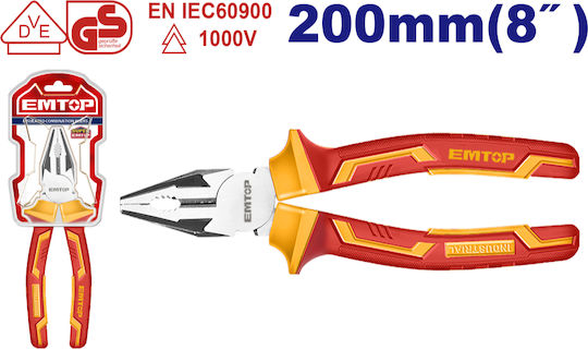Emtop Clește Pistoale de crimpat Lungime 200mm