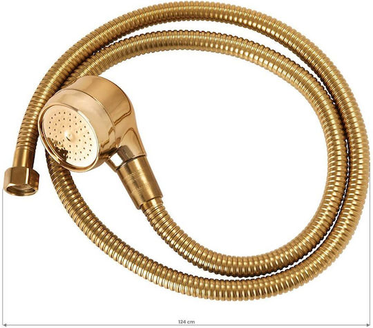 Hairdressing Wash Unit Handset Gold Large