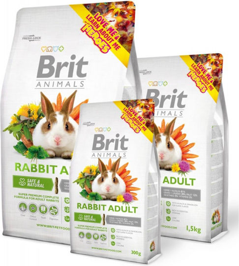 Brit Hauptnahrungsmittel für Hase Rabbit Adult 1.5kg