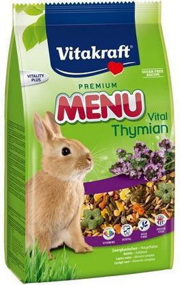 Vitakraft Hauptnahrungsmittel für Nagetiere mit Thymian Menu 1kg