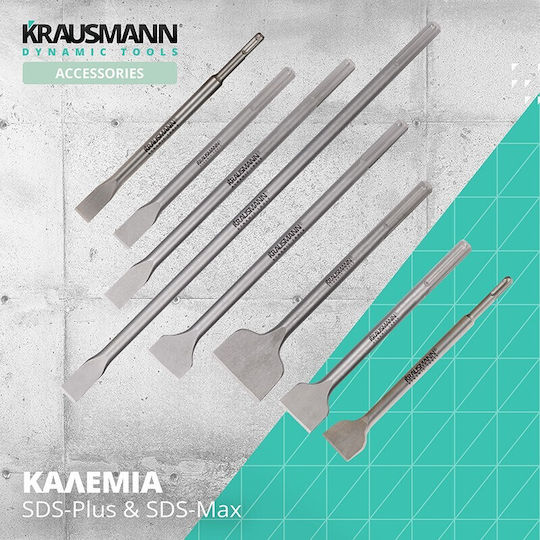 Krausmann Chisel Bits 400x50mm with SDS Max Socket