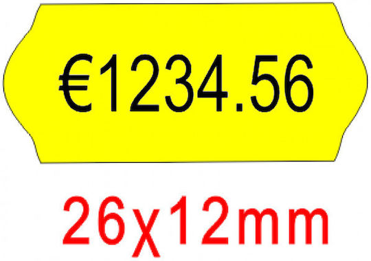 Deli 1000 Αυτοκόλλητες Ετικέτες σε Ρολό για Ετικετογράφο 260x120mm