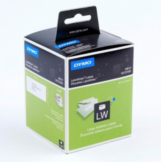 Dymo Selbstklebende Etikettenrollen 89x36mm 2Stück