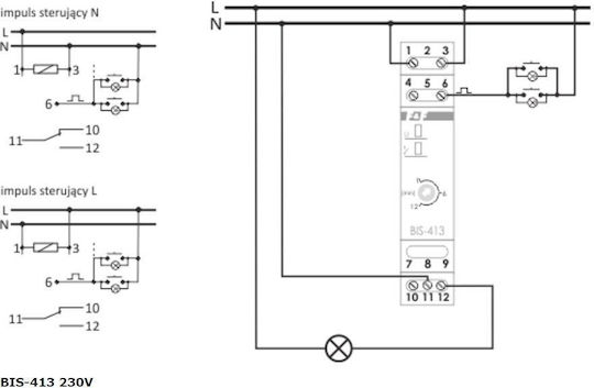 F&F Phase Relays Strom 16A Single Pole with Voltage 24V