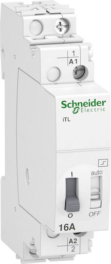 Schneider Electric Acti 9 iTL Ρελέ Ράγας Καστάνιας 16A Μονοπολικό με Τάση 230V