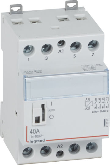 Legrand Cx³ Ρελέ Ράγας Ισχύος 25A Τετραπολικό με Τάση 230V 4Χ25Α 4Α