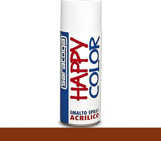Saratoga Spray Paint Happy Acrylic Orange Brown RAL 8023 400ml