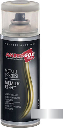 Ambro-Sol Σπρέι Βαφής Mirror με Καθρέφτη Εφέ Silver Ασημί 400ml