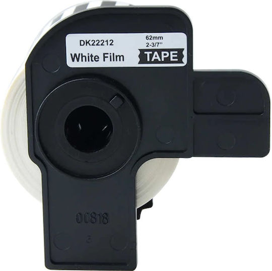 Brother P-touch Label Maker Tape 15.2m x 62mm In Black Colour Compatible With Brother DK