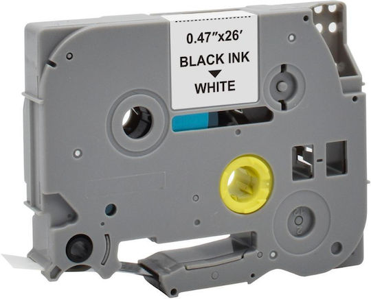 MediaRange Label Maker Tape 8m x 12mm White