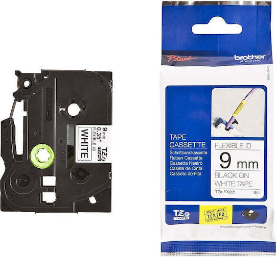 Brother P-touch Bandă Pentru Etichetări În Culoare Neagră Serie Compatibilă Cu Brother TZe/TZ