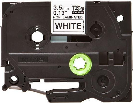 Brother TZe-N201 Label Maker Tape 8m x 3.5mm in White Colour Compatible with Brother TZe/TZ