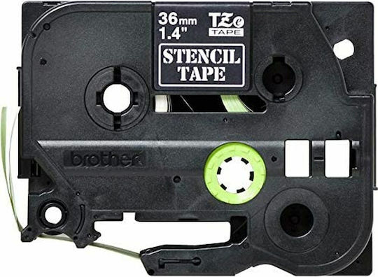 Brother STE-161 Label Maker Tape in Black Colour Compatible with Brother TZe/TZ