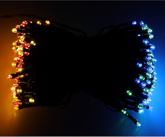 200 Lights LED 20m. Multicolor Solar in String 1pcs