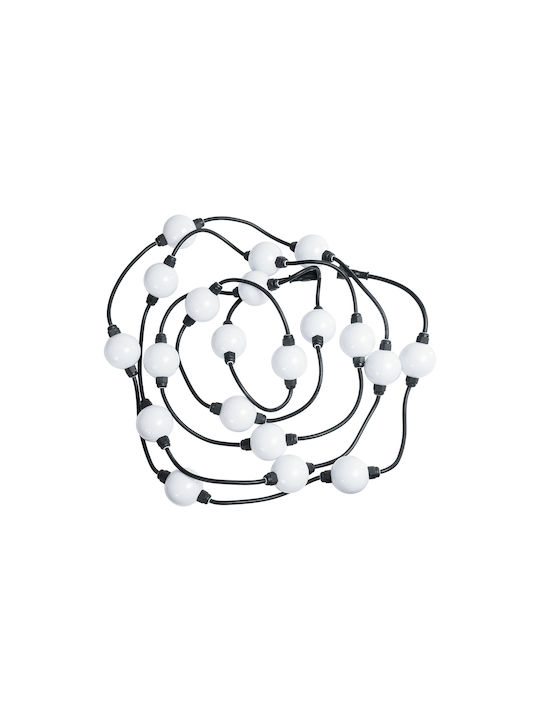 GloboStar Luminiță Garland LED Etanșă 4.6m cu 20 Becuri RGB