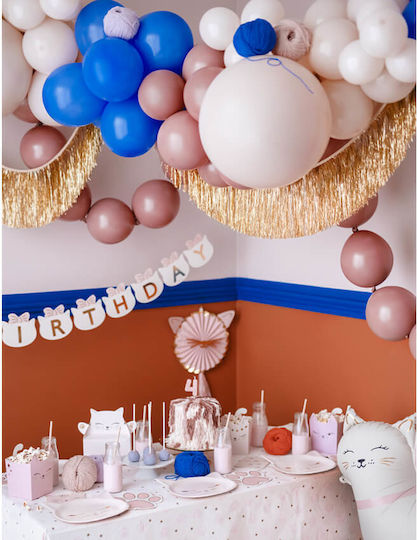 PartyDeco Kitten Plate for Party 6pcs