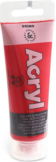 Primo Acryl Acrylic Paint Set in Red color Carmine Red 75ml 1pcs