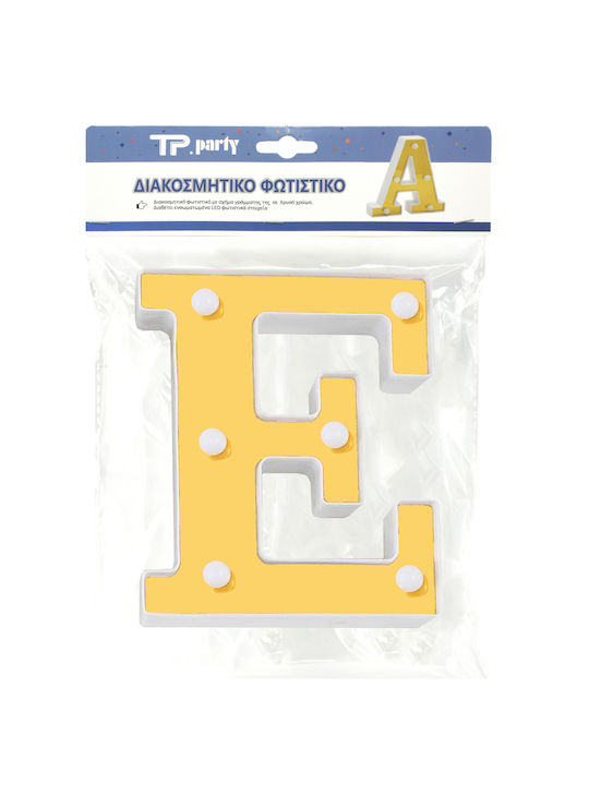Tpster Lustră Decorativă Scrisoare Auriu