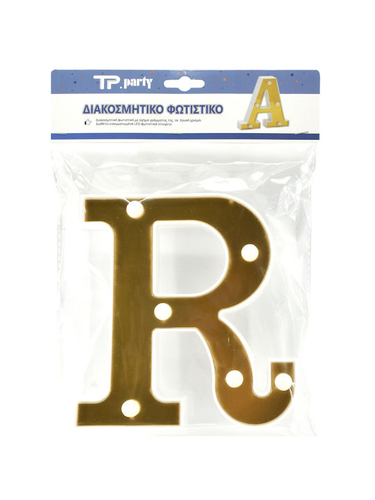Tpster Lustră Decorativă Scrisoare Auriu