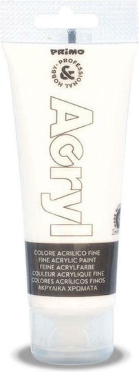 Primo Acryl Acrylic Paint Set in White color White 75ml 1pcs