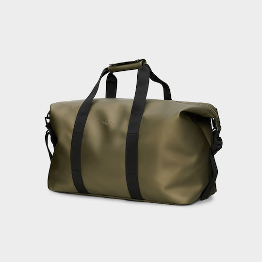 Rains Hilo Weekend Bag W3 Sack Voyage 37lt Green made of Artificial Leather L52xW26xH27cm