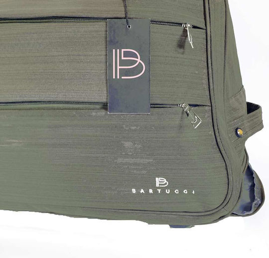 Bartuggi 718-005 Σακ Βουαγιάζ 57lt Πράσινο με Ρόδες Υφασμάτινο Μ55xΠ29xΥ36εκ.