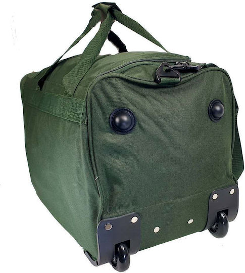 RCM 701-24 Khaki Sack Voyage Back 65lt Green with Wheels Fabric L60xW33xH33cm