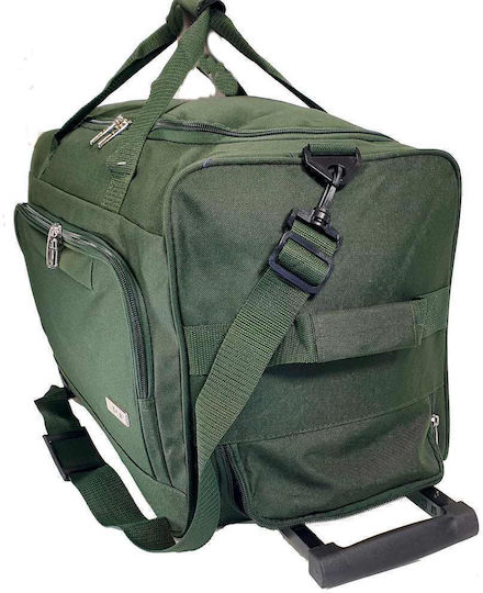RCM 701-24 Khaki Sack Voyage Back 65lt Green with Wheels Fabric L60xW33xH33cm