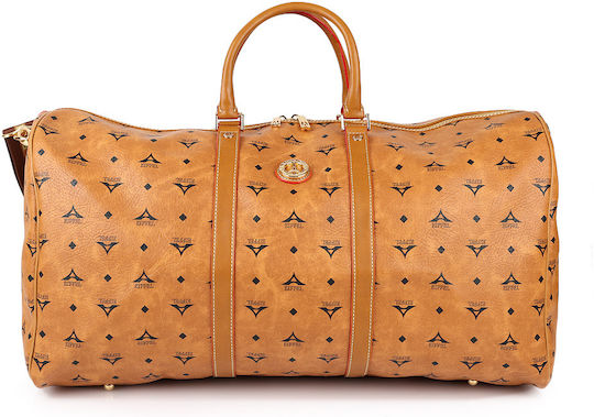 La tour Eiffel Sack Voyage 40lt Tabac Brown made of Artificial Leather L56xW25xH31.5cm