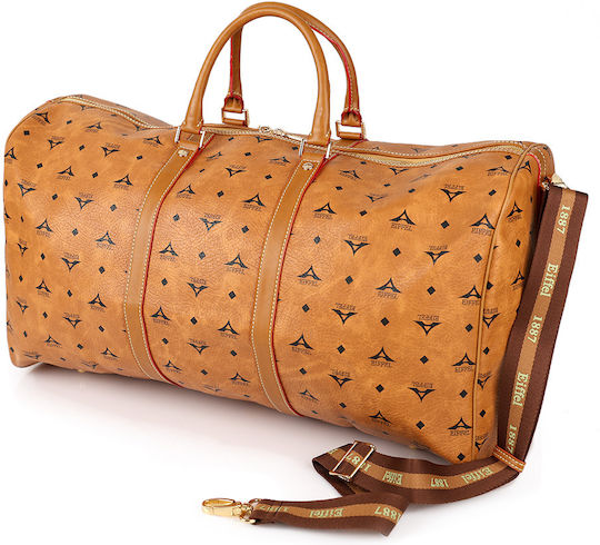 La tour Eiffel Sack Voyage 40lt Tabac Brown made of Artificial Leather L56xW25xH31.5cm