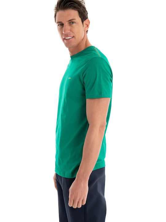 Contrast T-shirt Green